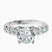 Selena Gomez Entwined Prongs Lab Diamond Engagement Ring in Platinum