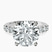 Pre-Designed 10kt White Gold Cassidy Entwined Prongs Lab Diamond Ring