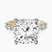 Pre-Designed 14kt Yellow Gold Cassidy Entwined Prongs Lab Diamond Ring