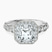 Pre-Designed 18kt White Gold Micaela Halo Lab Diamond Ring