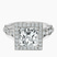 Pre-Designed 14kt White Gold Micaela Halo Lab Diamond Ring