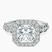 Pre-Designed 14kt White Gold Micaela Halo Lab Diamond Ring