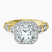 Pre-Designed 9ct Yellow Gold Micaela Halo Lab Diamond Ring