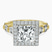 Pre-Designed 18ct Yellow Gold Micaela Halo Lab Diamond Ring