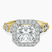 Pre-Designed 9ct Yellow Gold Micaela Halo Lab Diamond Ring