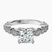 Filippa Milgrain Lab Diamond Engagement Ring in 10kt White Gold