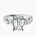 Odette Three Stone Bypass Lab Diamond Engagement Ring in 10kt White Gold