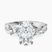 Odette Three Stone Bypass Lab Diamond Engagement Ring in 10kt White Gold