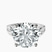 Pre-Designed 10kt White Gold Odette Three Stone Bypass Lab Diamond Ring