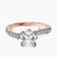Pre-Designed 10kt Rose Gold Phoebe Twigs Lab Diamond Ring