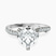 Phoebe Twigs Lab Diamond Engagement Ring in Platinum
