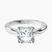 Azalea Classic Solitaire 2mm Lab Diamond Engagement Ring in 9ct White Gold
