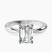 Azalea Classic Solitaire 2mm Lab Diamond Engagement Ring in 9ct White Gold