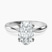 Azalea Classic Solitaire 2mm Lab Diamond Engagement Ring in 9ct White Gold