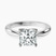 Azalea Classic Solitaire 2mm Lab Diamond Engagement Ring in 9ct White Gold