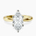 Azalea Classic Solitaire 2mm Lab Diamond Engagement Ring in 14ct Yellow Gold