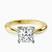 Azalea Classic Solitaire 2mm Lab Diamond Engagement Ring in 14ct Yellow Gold