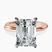 Pre-Designed 14kt Rose Gold Juniper Crossover Solitaire Lab Diamond Ring