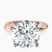Pre-Designed 10kt Rose Gold Juniper Crossover Solitaire Lab Diamond Ring