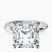 Pre-Designed 10kt White Gold Juniper Crossover Solitaire Lab Diamond Ring