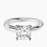 Pre-Designed 9ct White Gold Juniper Crossover Solitaire Lab Diamond Ring