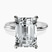 Pre-Designed 10kt White Gold Juniper Crossover Solitaire Lab Diamond Ring