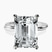 Pre-Designed 10kt White Gold Juniper Crossover Solitaire Lab Diamond Ring