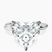 Pre-Designed 10kt White Gold Juniper Crossover Solitaire Lab Diamond Ring