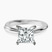Pre-Designed 9ct White Gold Juniper Crossover Solitaire Lab Diamond Ring