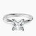 Pre-Designed 9ct White Gold Juniper Crossover Solitaire Lab Diamond Ring