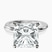 Pre-Designed 10kt White Gold Juniper Crossover Solitaire Lab Diamond Ring