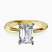 Pre-Designed 18ct Yellow Gold Juniper Crossover Solitaire Lab Diamond Ring