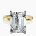 Pre-Designed 14kt Yellow Gold Juniper Crossover Solitaire Lab Diamond Ring