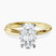 Pre-Designed 9ct Yellow Gold Juniper Crossover Solitaire Lab Diamond Ring