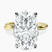 Pre-Designed 18kt Yellow Gold Juniper Crossover Solitaire Lab Diamond Ring