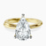 Pre-Designed 10kt Yellow Gold Juniper Crossover Solitaire Lab Diamond Ring
