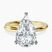 Pre-Designed 14kt Yellow Gold Juniper Crossover Solitaire Lab Diamond Ring