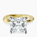 Pre-Designed 14kt Yellow Gold Juniper Crossover Solitaire Lab Diamond Ring