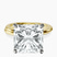 Pre-Designed 10kt Yellow Gold Juniper Crossover Solitaire Lab Diamond Ring