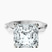 Pre-Designed 10kt White Gold Magnolia Texture Solitaire Lab Diamond Ring