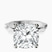 Pre-Designed 10kt White Gold Magnolia Texture Solitaire Lab Diamond Ring