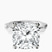 Pre-Designed 10kt White Gold Magnolia Texture Solitaire Lab Diamond Ring