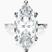 Pre-Designed 10kt White Gold Magnolia Texture Solitaire Lab Diamond Ring