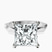 Pre-Designed 10kt White Gold Magnolia Texture Solitaire Lab Diamond Ring