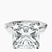 Pre-Designed 10kt White Gold Magnolia Texture Solitaire Lab Diamond Ring