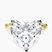 Pre-Designed 14kt Yellow Gold Magnolia Texture Solitaire Lab Diamond Ring