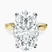 Pre-Designed 10kt Yellow Gold Magnolia Texture Solitaire Lab Diamond Ring