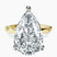 Pre-Designed 14kt Yellow Gold Magnolia Texture Solitaire Lab Diamond Ring