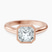 Calliope Bezel Floating Solitaire Lab Diamond Engagement Ring in 9ct Rose Gold