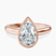 Calliope Bezel Floating Solitaire Lab Diamond Engagement Ring in 18kt Rose Gold